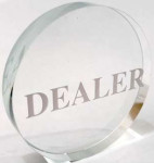 Фишка Dealer (Дилера) Профессиональная (прозрачная)